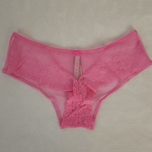 π₯πNWT Victoria's secret Sexy Cheeky panties pink Sheer Medium